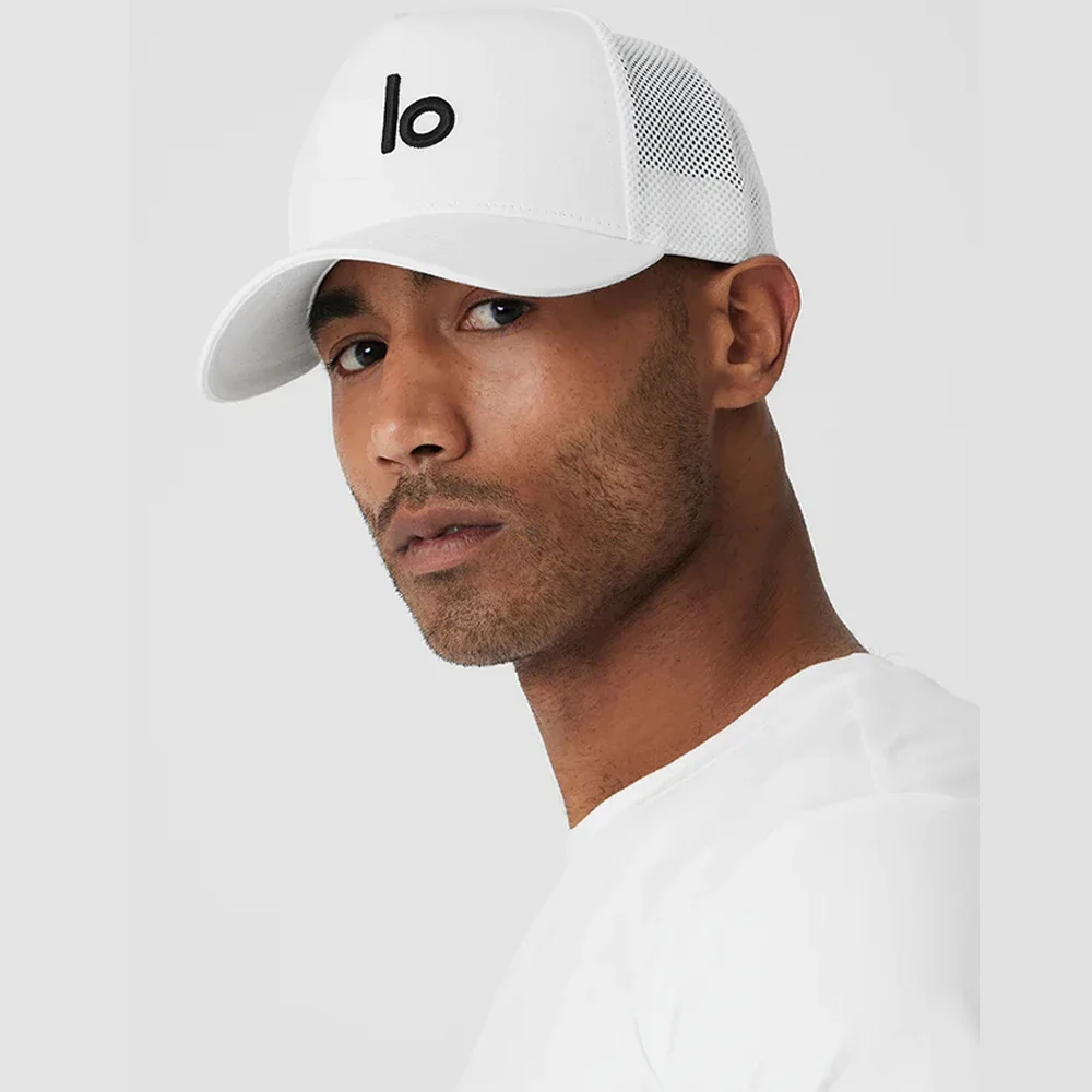 LO Baseball Cap Unisex Breathable Gauze Baseball Cap Adjustable Size Sports Outdoor Peaked Cap
