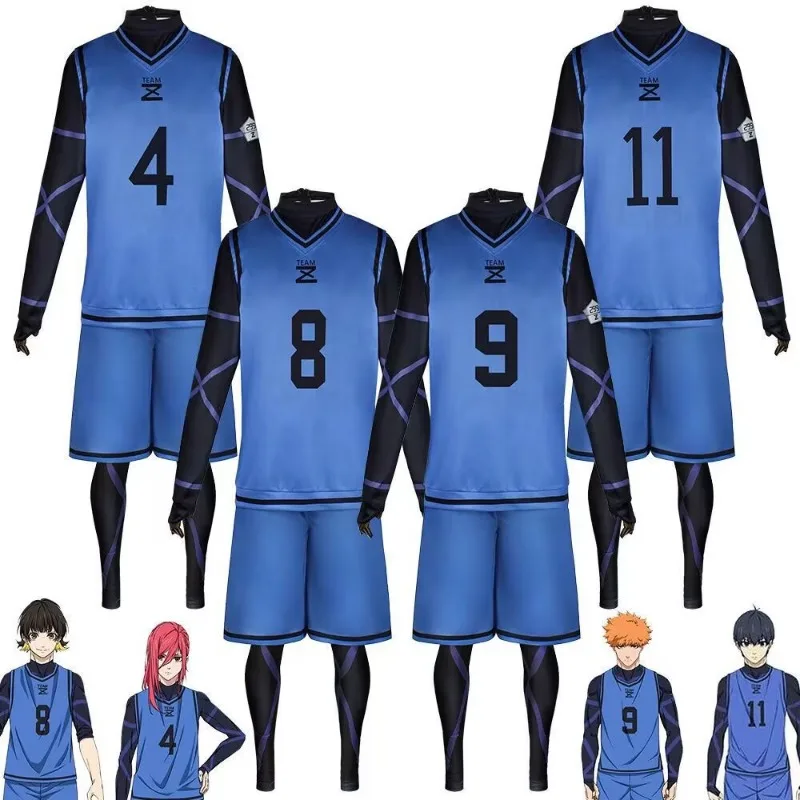 Fantasia De Tema Anime Blue Bluk No11 Camisa De Futebol Isagi Yoichi  Cosplay Vêm Wig Chigiri Hyouma Sportswear Time Z No4 Bachira Meguru  Menl230227 De &Price;