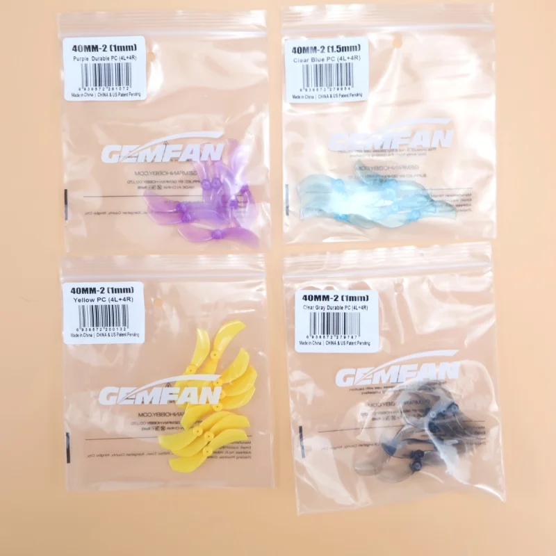 ใบพัดโดรน Gemfan 1610 สำหรับ RC FPV แข่งขัน จำนวน 8 ชิ้น