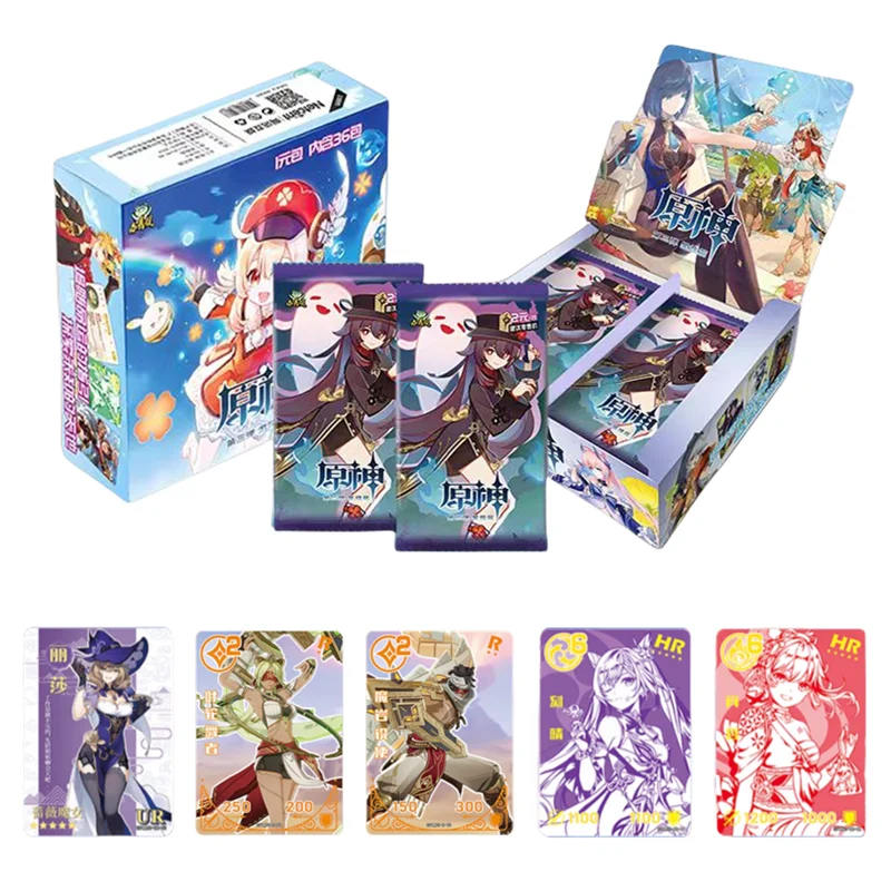 原神 Genshin 3 カード NEW Genshin Impact Cards Anime TCG Game Collection Pack