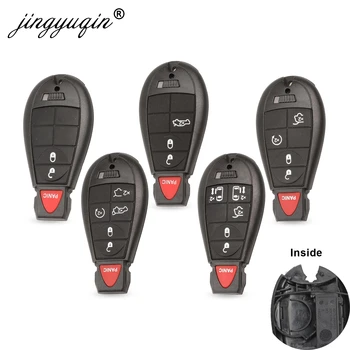 Custodia remota Smart Key Shell Case per Jeep Grand Cherokee Chrysler 300 Town & Country Dodge Challenger caricabatterie Journey Fob