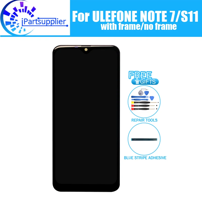 

For ULEFONE NOTE 7 LCD Display + Touch Screen Digitizer Assembly 100% New Tested LCD Screen+Touch for S11+Tools