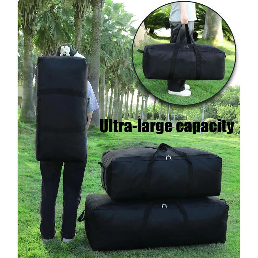 

55L/100L/150L Large capacity Oxford cloth Waterproof Portable Hand/Shoulder Carrying Travel Duffel bag Storage bag Handbag