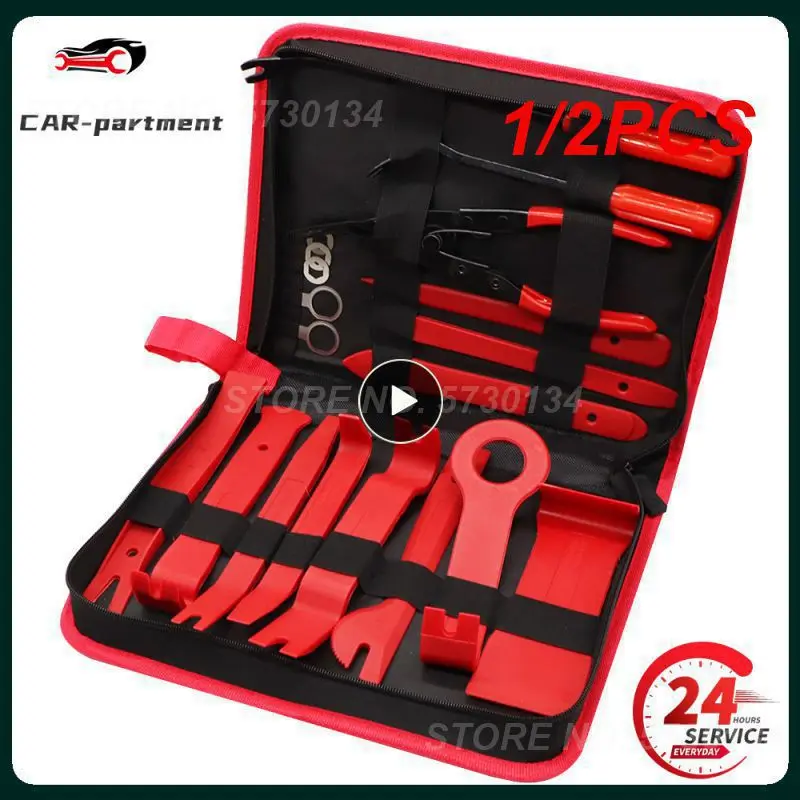 

1/2PCS Hand-held Disassembly Tools Car Trim Removal Tool Panel Door Audio Trim Removal Kit Auto Clip Pliers Fastener Remover Set