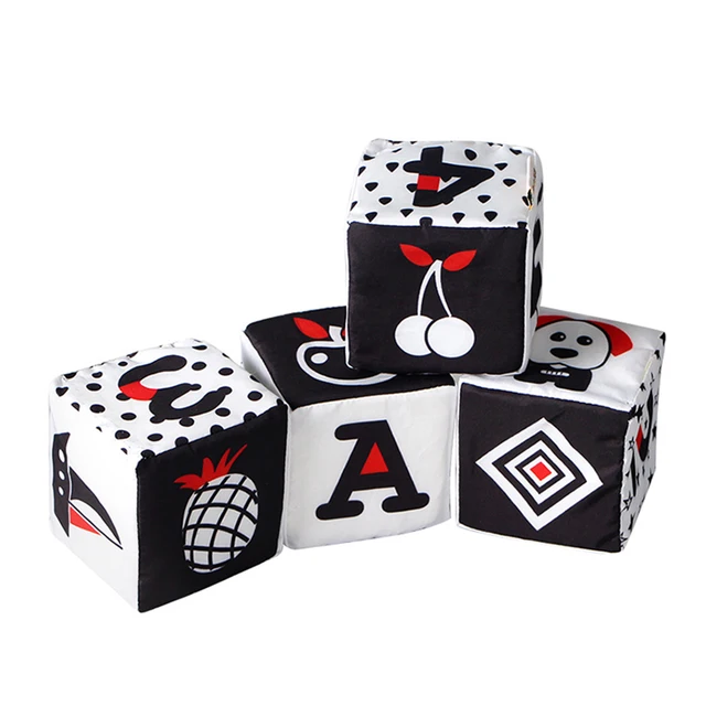 Blocks Building Baby Stackings Animal Squeezing Game Balance Sensory Bath Infant Teething Shapeplush Cube Learning 1