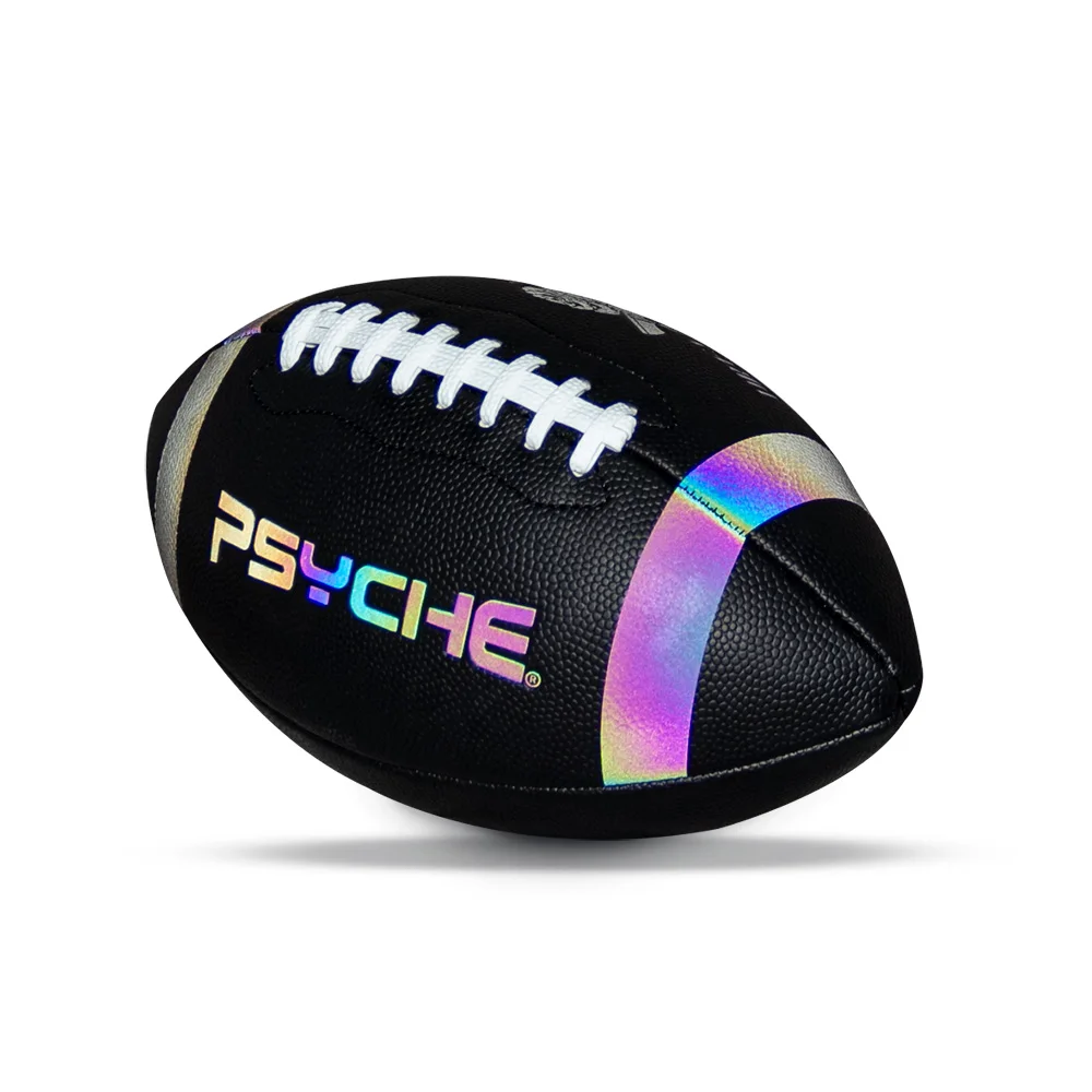 Official Size 9 PU Leather Rugby Ball – Wear-Resistant American Football for Adults & Kids, Outdoor Sports Game & Training Ball 2