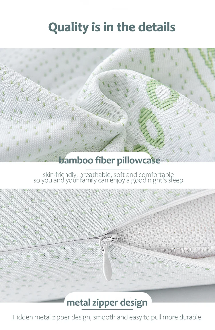 Bamboo Fiber Memory Foam Pillow