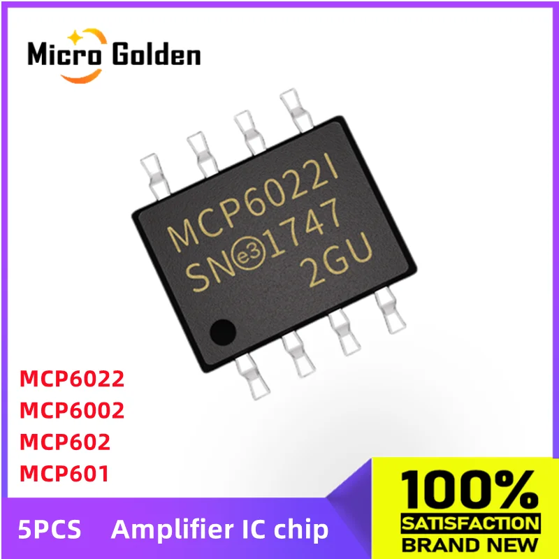 (5PCS) MCP6022 I/SN SOP 8 MCP6022 I SOP MCP6022 MCP6002 I/SN MCP602 I ...