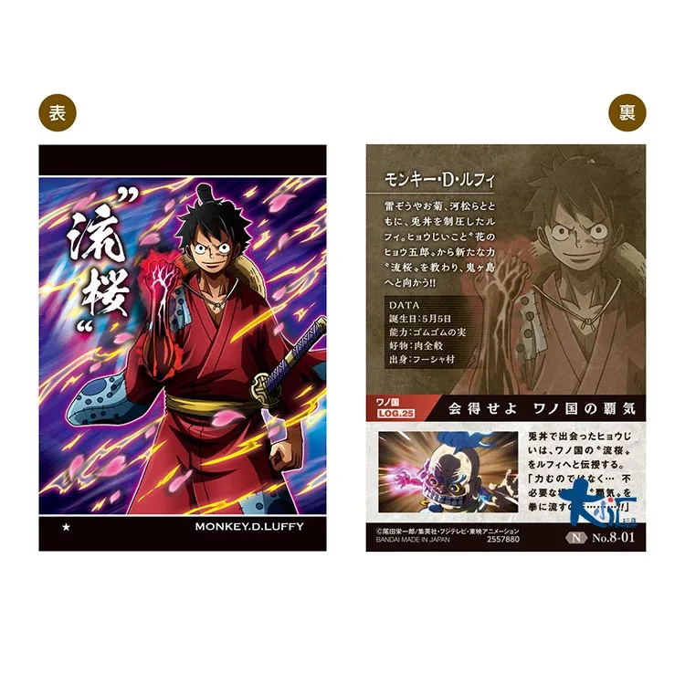 Japanese Anime Original Bandai One Piece Kawaii Candy Toys Cards 8 Luffy Jinbe Nami Usopp Chopper Figure For Boy Kids Girls Gift Aliexpress