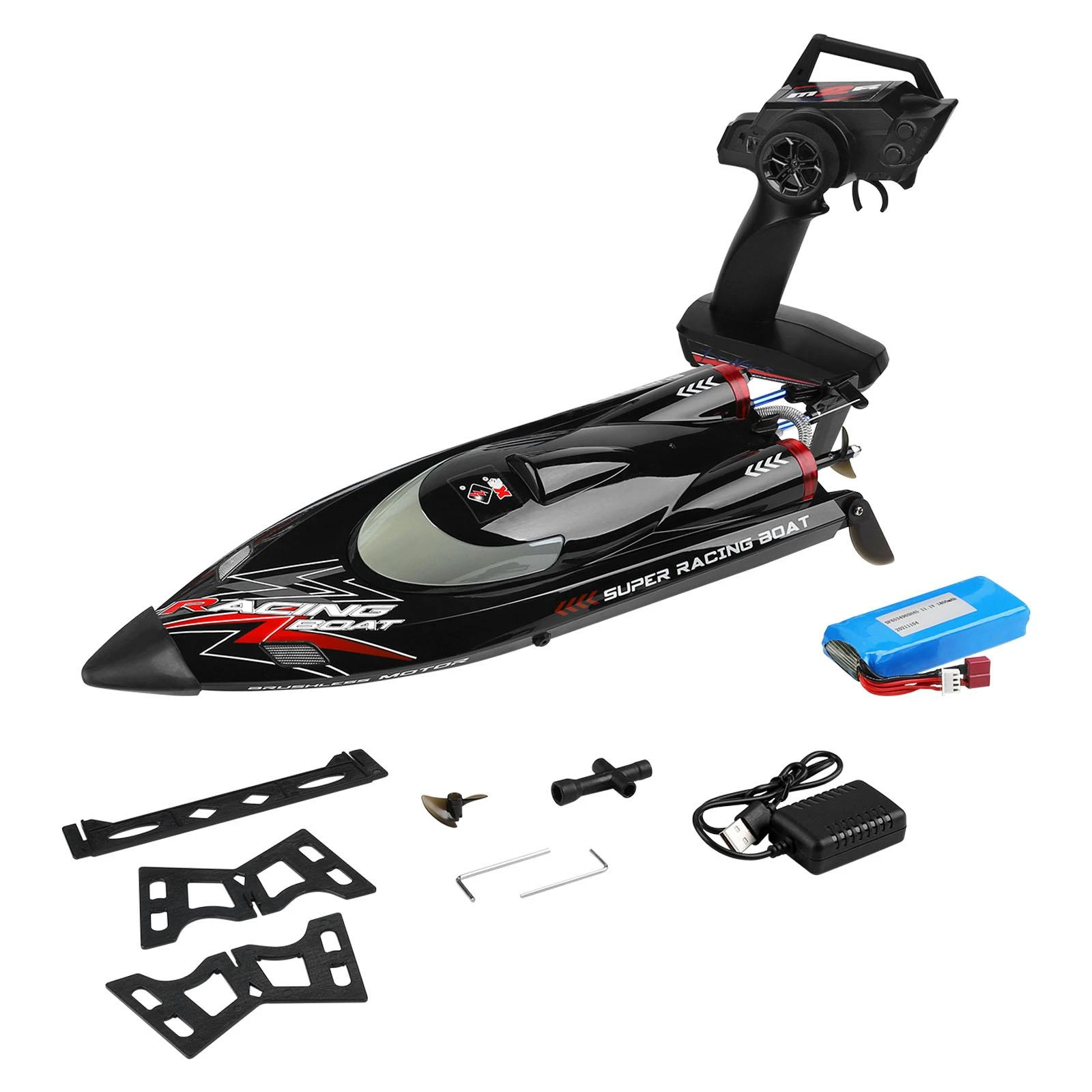 Remote Control Boat 1800mAh Low Battery Alarm Forward for Birthday