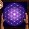 Mandala Flower Of Life Tarot Tablecloth Altar Cloth Pagan Witchcraft Divination Oracle Card Pads Galaxy Tarot 6