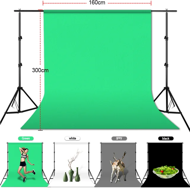 사진 배경 스탠드, 다용도 사용 가능한 사진 스튜디오 Chromakey 그린 스크린