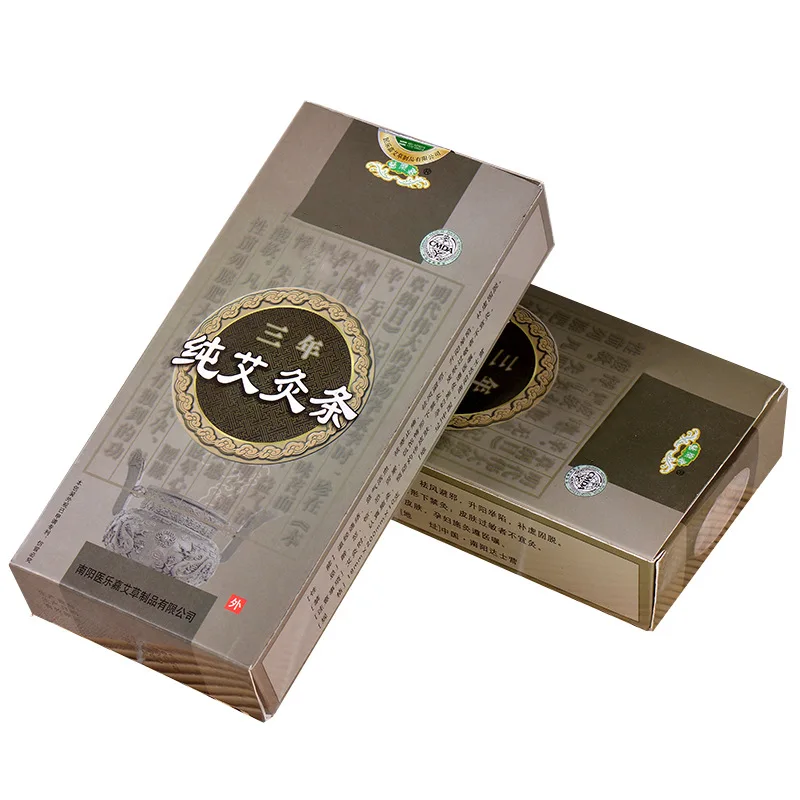 

10 Pcs Pure Moxibustion Strips Boxed Wormwood Wormwood Leaf Strip Wormwood Meridian Acupoint Heating Therapy Warm Massage