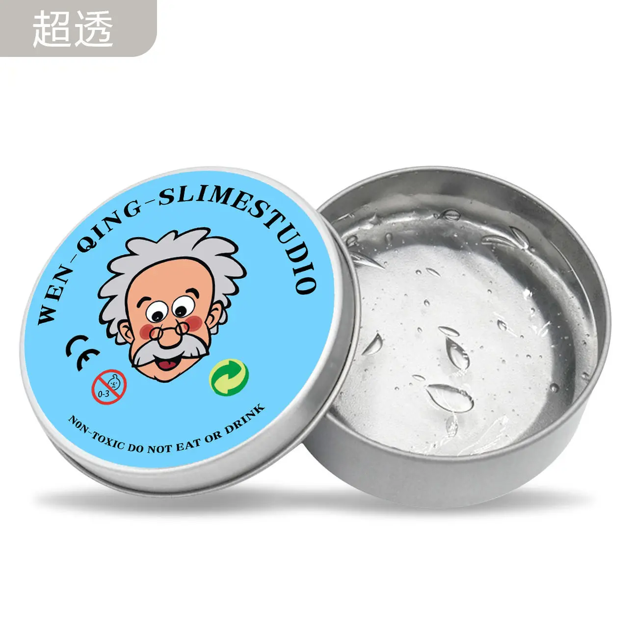 ? 새로운 다채로운 비뉴턴체성 액체 감압 장난감 투명 탄성 모델링 컴파운드 무독성 창의 공예품