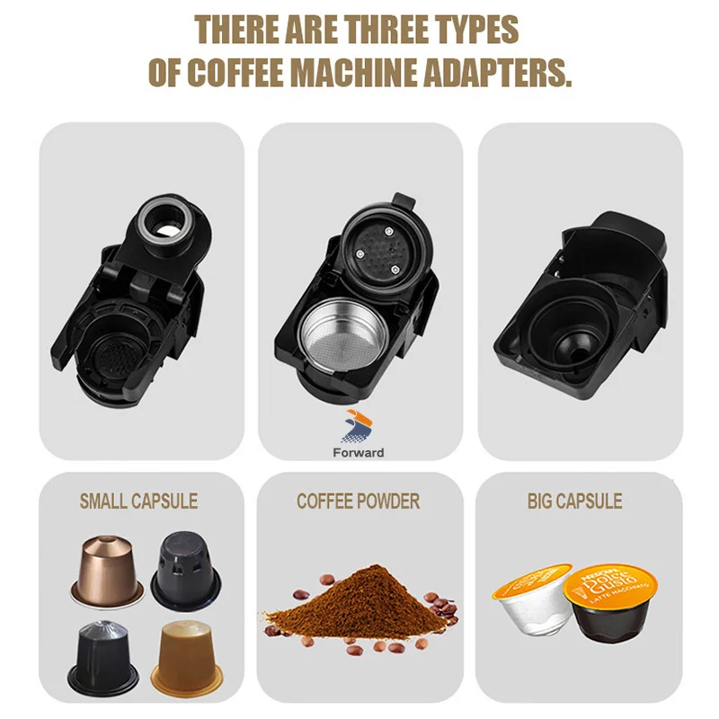 China Espresso Makers Multi Capsule Coffee Machine Mini Coffee Powder Italy Capsule Espresso Machine