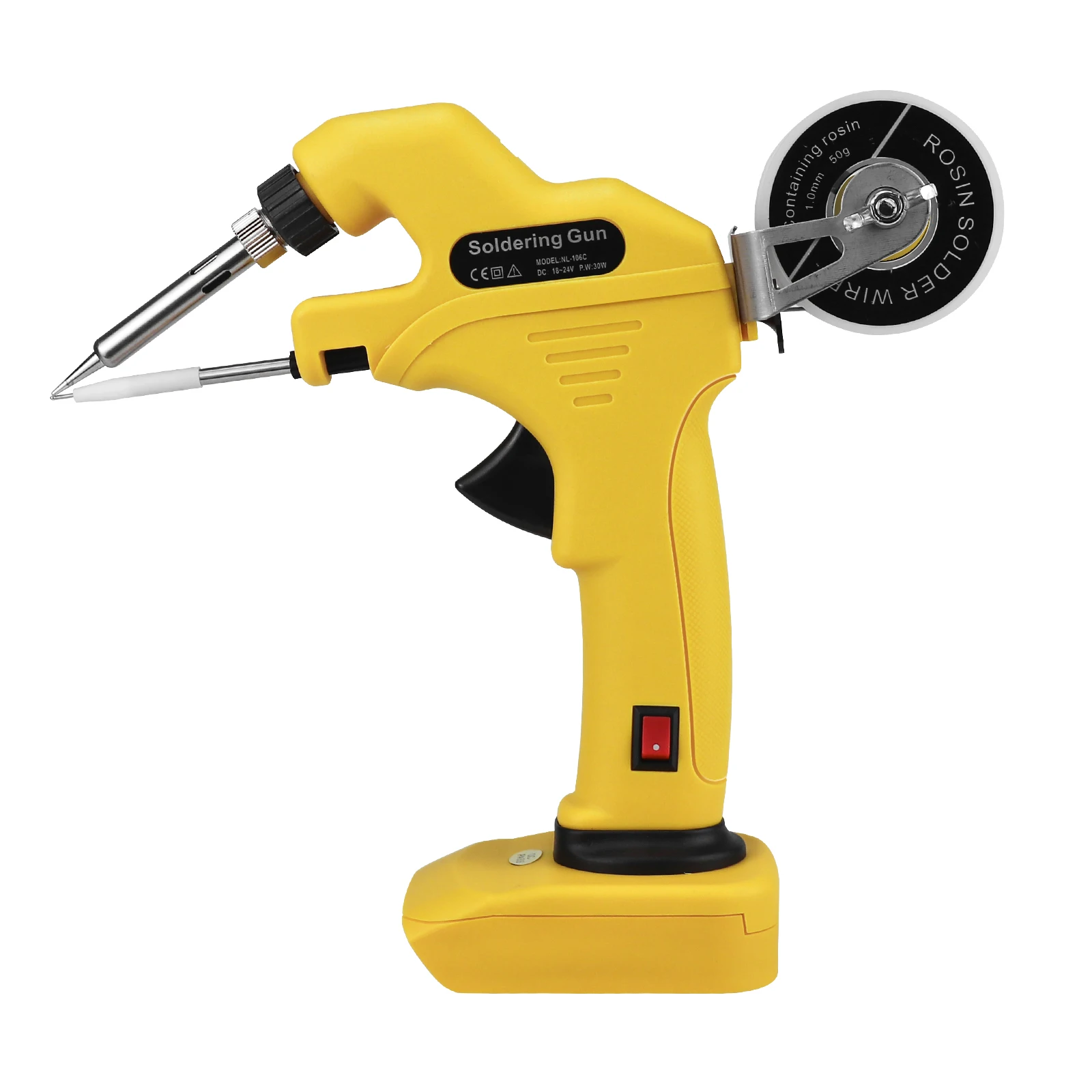 Portable Soldering Iron Kit for Dewalt 18V/20V Max Li-ion Battery 30W with  Ceramic Heater Fast Welding Tools Cordless Solder Gun _ - AliExpress Mobile