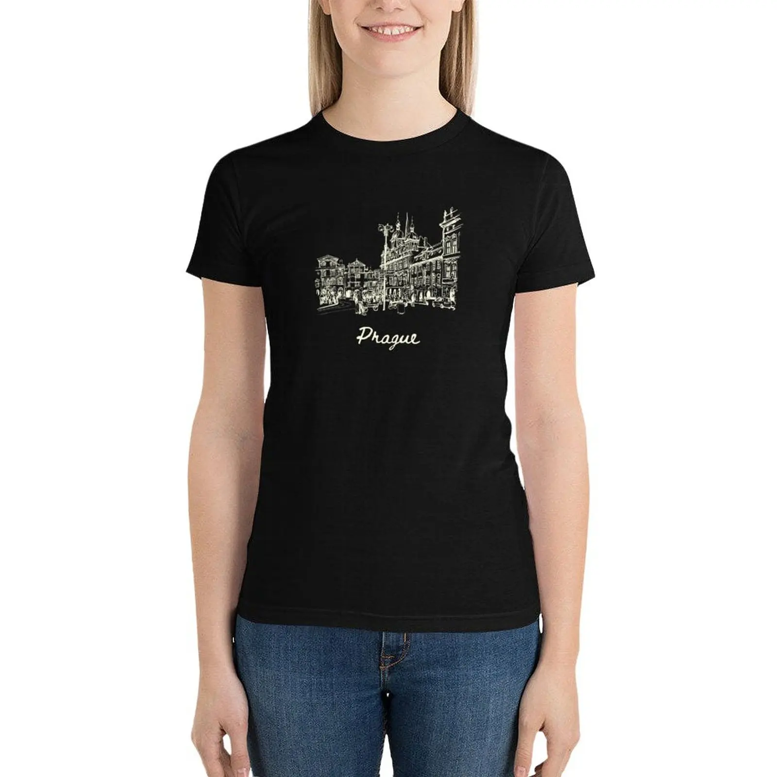 Prague T-Shirt cute tops hippie clothes designer clothes Women luxury