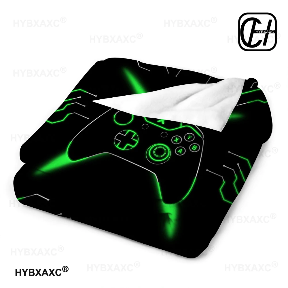 XBOX printed blanket fashion game controller logo soft comfortable blanket sofa bed children's room decoration birthday gift 2