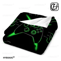 XBOX printed blanket fashion game controller logo soft comfortable blanket sofa bed children's room decoration birthday gift 2