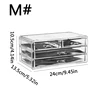 Acrylic Transparent Multi-layer Drawer Storage Rack,Beauty Tools Makeup Storage Box S#-M# Model Birthday Gift For Women 3