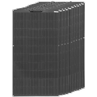 WUZECK 1pcs ~10pcs Panneaux solaires flexibles 100W Panneau Solaire Mono 16.5V Module Photovoltaïque  (100W, 200W, 300W ,400W,500W 1000W)  Alimentation hors réseau pour le camping, la maison VR, le bateau et la 1