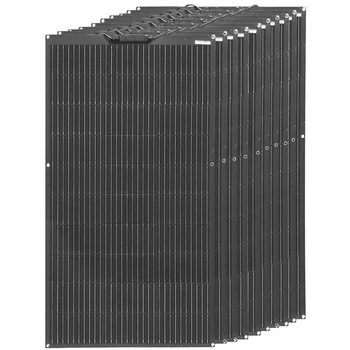 WUZECK 1pcs ~10 pcs Flexible rechargeable solar panel battery 100W High Efficiency Cell (100W, 200W, 300W ,400W,500W 1000W) 1
