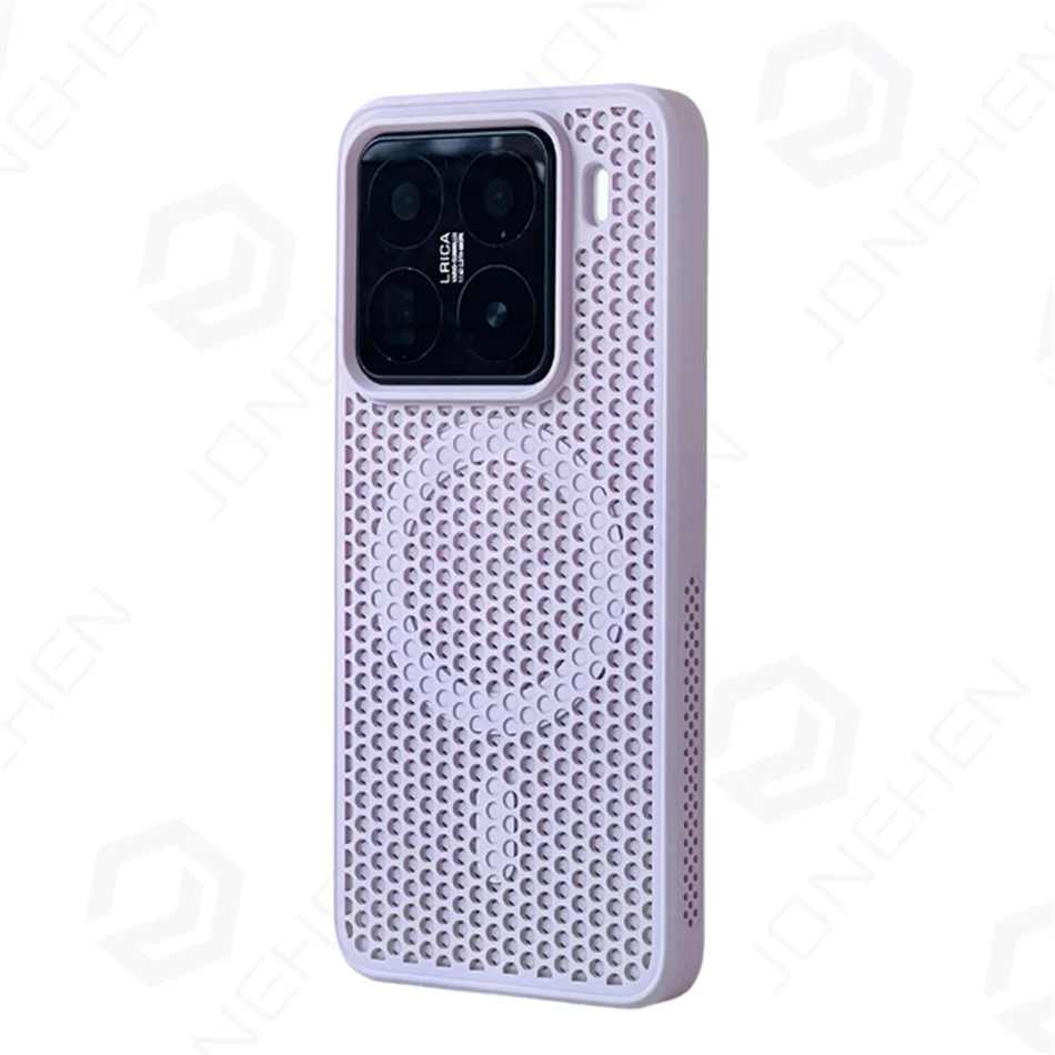 Magsafe Honeycomb Mesh Cooling Magnetic Case - Solid Color Silicone Bumper Cover