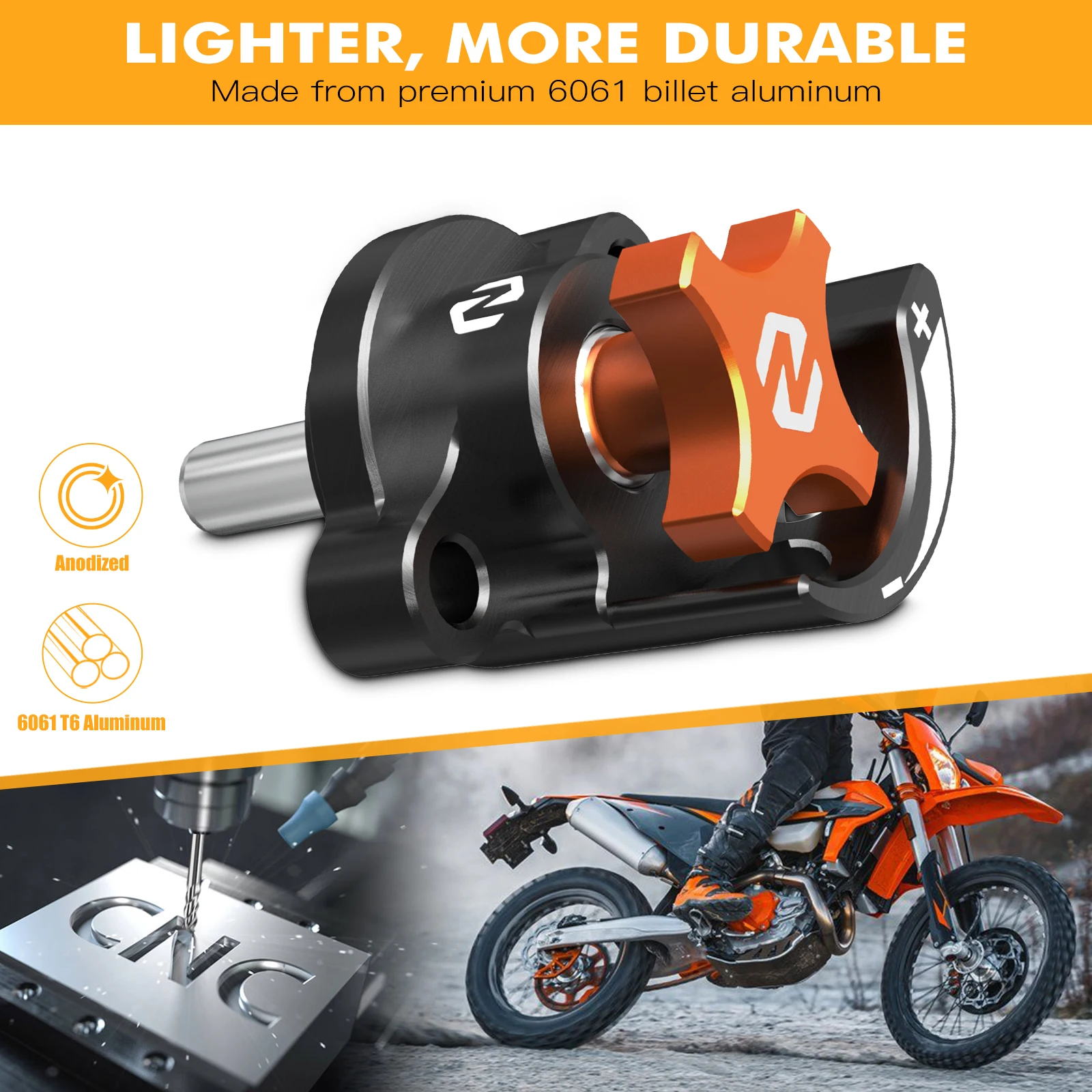 NICECNC Für KTM EXC 300 1998-2023 EXC 250 XCW 250 300 Power Ventil Teller Regler SX250 XC XCW MXC Sechs Tage 250 300 1998-2022 – Detail 5