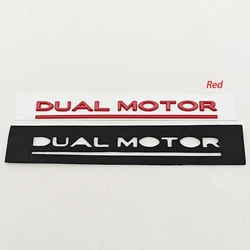 Enhanced Chrome Black and Red Rear Trunk High Performance Logo Sticker (Red)