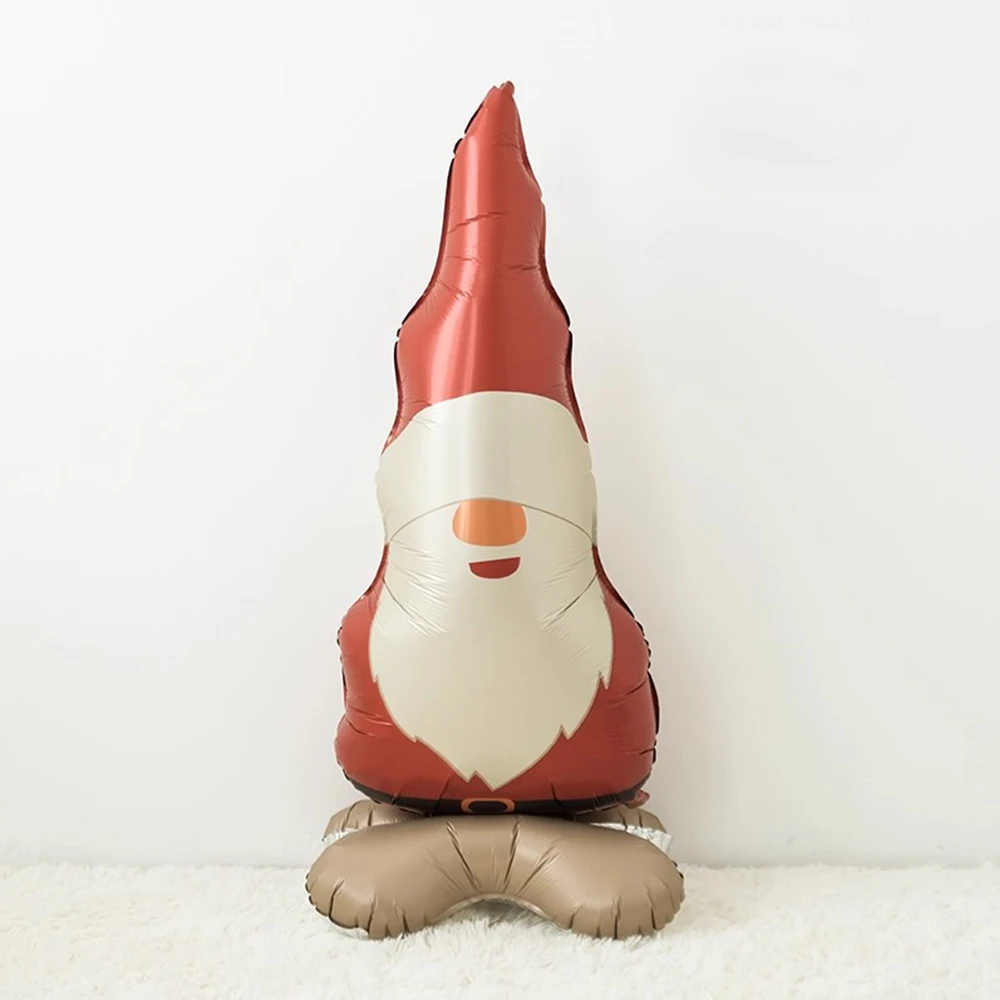 1 Packung matte Weihnachtsmann-Krücken, Schneemann, verlorene Form, Luftballons aus Aluminiumfolie, geeignet für Weihnachtsdekoration – Detail 6