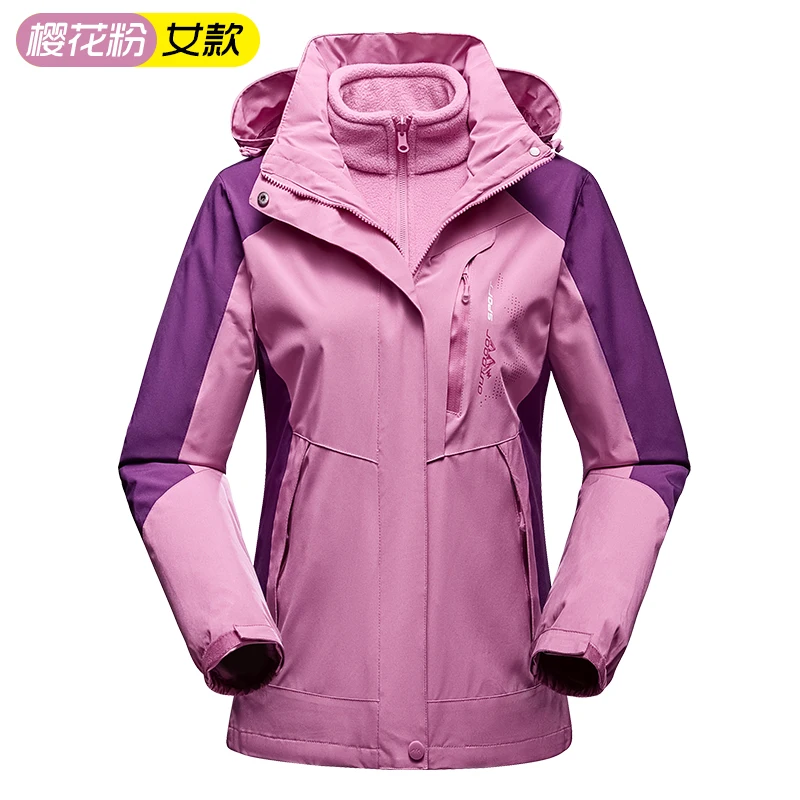 Thermal winter ski suit windproof waterproof fleece jacket for women snowboard overalls