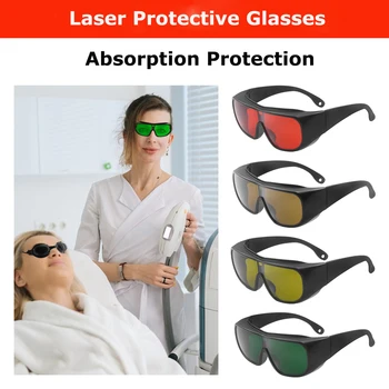 Laser Protective glasses 10600nm OD6 UV400 532nm 808nm 1064nm Laser Safety Glasses IPL glases Laser Protection Laser glasses