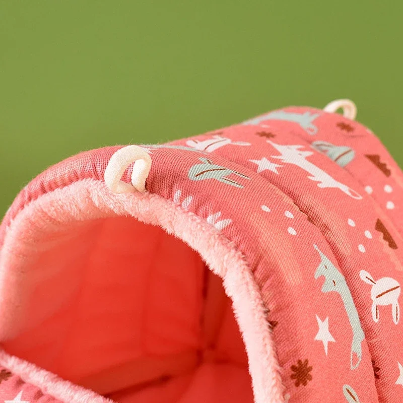 Rodent Hammock Bed Cartoon Rabbit Hammock Guinea Pig Bed Rodent Ferret Hedgehog Chinchilla Hamsters Cage maisons petits animaux Pet Hammock