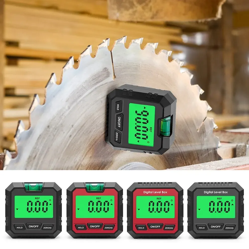 4*90&deg; Degree Digital Level Box Protractor Angle Finder Bevel Gauge Inclinometer Magnetic Based Backlight digital angle protractor,angle protractor,digital angle meter,angle measuring tool,digital level,digital inclinometer
