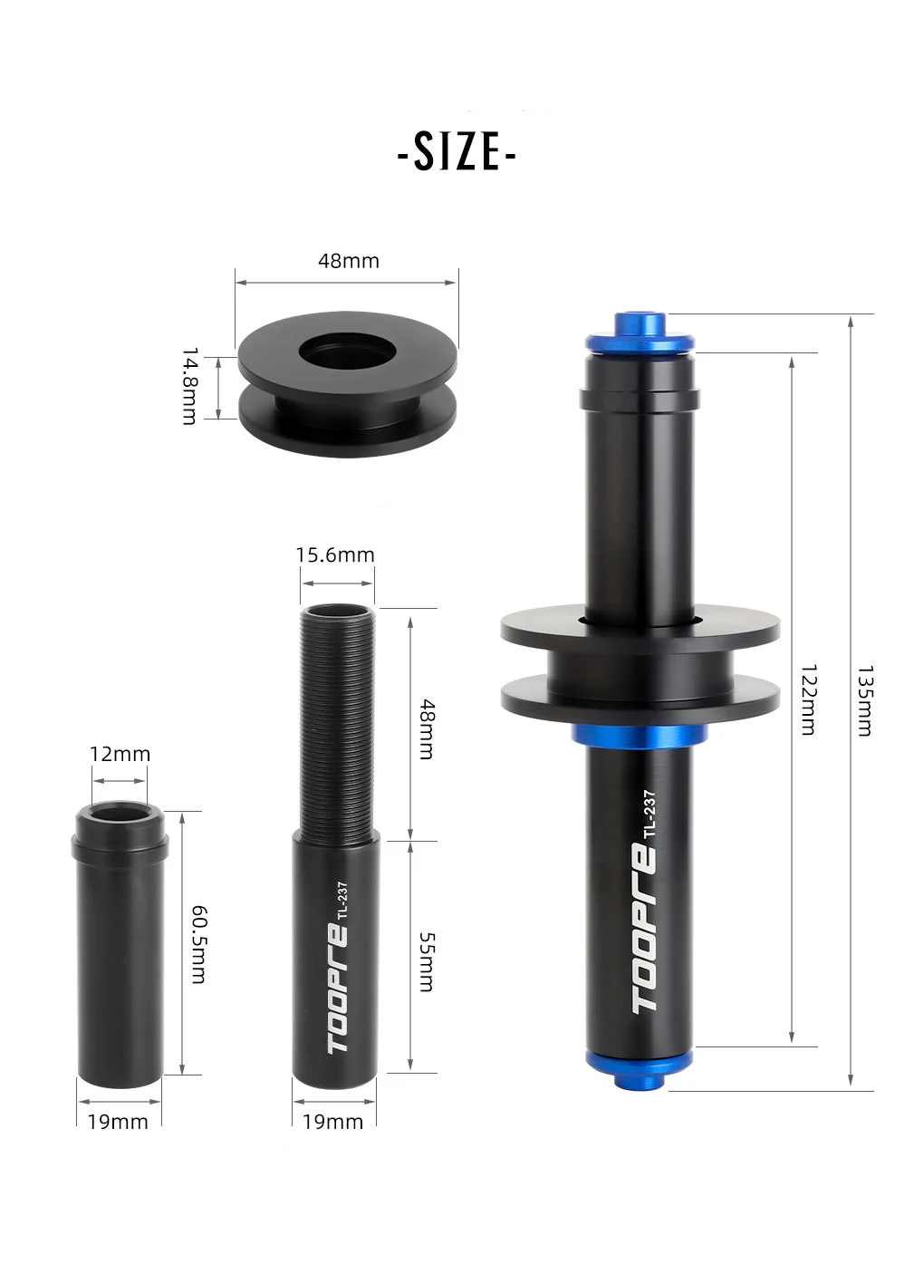 Fahrrad-Dummy-Naben-Achsenkette, Hauptketten-Reinigungshalter, Heizung für 12 mm Steckachse und Schnellwechsel-Rahmenkettenwartung – Detail 12