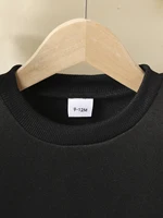 Spring And Autumn Girls  Boys  Sweater Round Neck Long Sleeve Bear Letter Top Fashion And Warm Kids 3