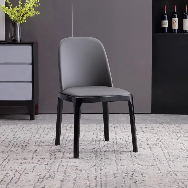 

Nordic Floor Dining Chair Luxury Kitchen Apartment Comfortable Modern Chairs Hotel Wood Chaises Salle Manger Home Furnitures