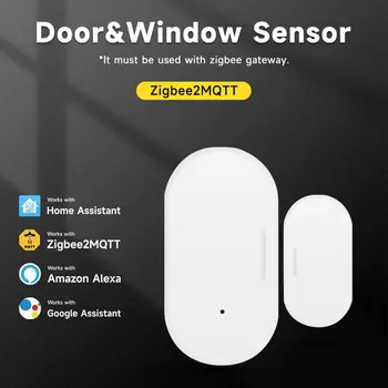 Tuya Zigbee 3.0 Z2MQTT Door Sensor Window Detectors Magnetic Sensor Smart Home Security Protection Remote Monitor Home Assistant 1