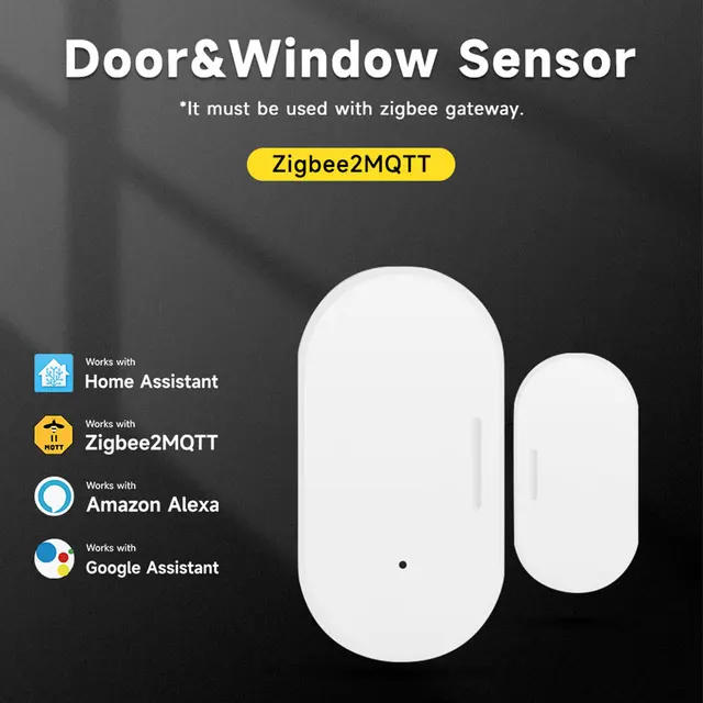 Tuya Zigbee 3.0 Z2MQTT Door Sensor Window Detectors Magnetic Sensor Smart Home Security Protection Remote Monitor Home Assistant 1