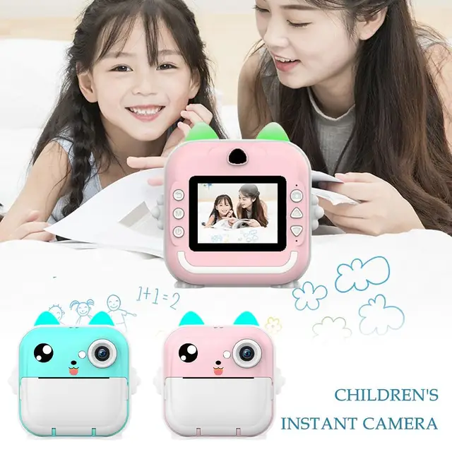 5€28 sur Imprimante pour enfants Instantanée 1080P 2.4'' 16G