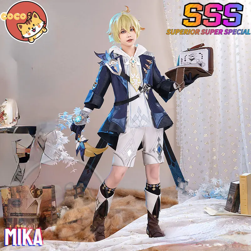

CoCos-SSS Game Genshin Impact Mika Cosplay Costume Game Genshin Impact Cosplay Mika Schmidt Costume and Cosplay Wig