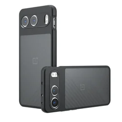 Shockproof Frosted Skin Feel Matte Case - Anti-Fingerprint Transparent Cover for OnePlus Nord 4 (Translucent Back)