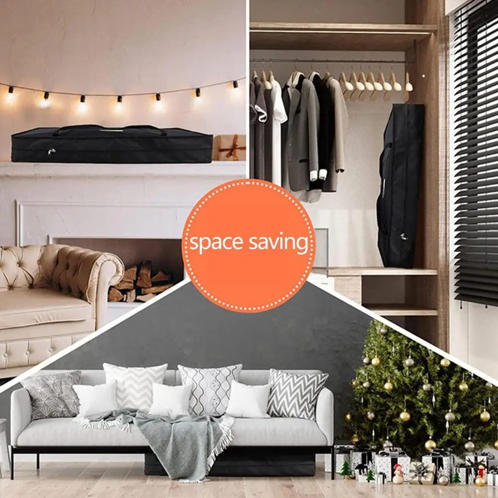 Description Picture 4 of itemWrapping Paper Containers Christmas Gift Wrap Storage Bag 600D Oxford Cloth Waterproof Underbed Organizer Dustproof Pouches