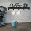 Coffee Mug Holder Wall Mounted, Metal Coffee Mug Rack for Wall, Coffee Cup Rack wall hooks，coat hooks，coat hanger 5