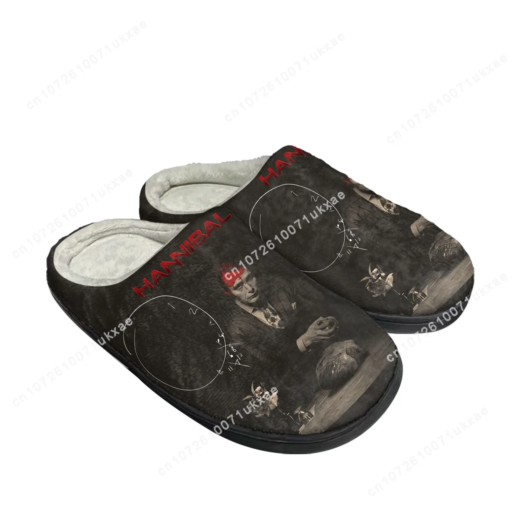 Hannibal Home Cotton Slippers Mens Womens Mads Mikkelsen Plush Bedroom Casual Keep Warm Shoes Thermal Slipper Customized Shoe
