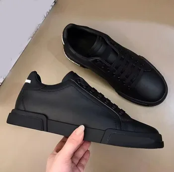Fashion Casual Leather Vulcanized Shoes Men Good Quality Plus Size Walking Sneakers Men Casual Shoes Large Size 47 Sneakers Male 1