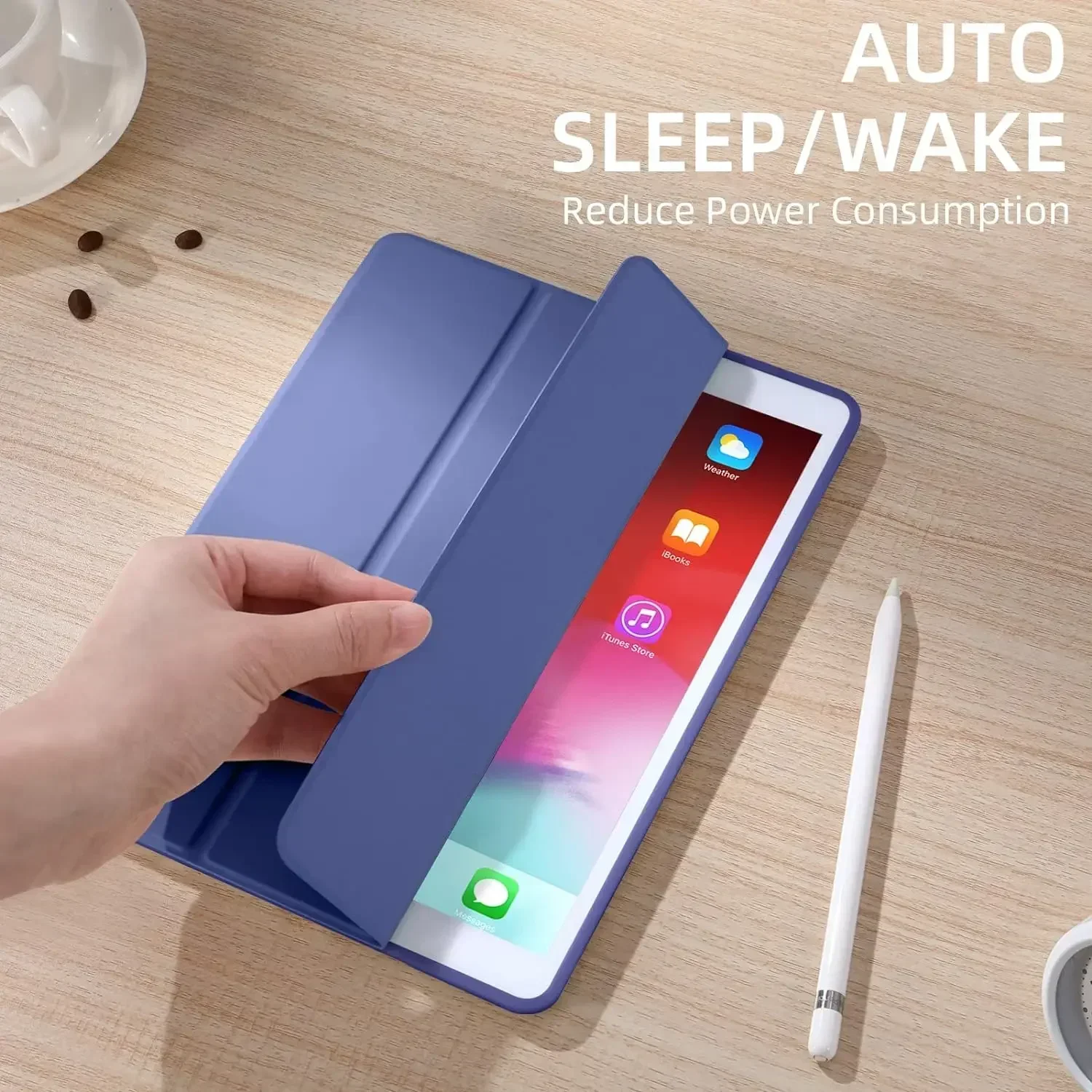 Premium iPad Case with Pencil Holder and Protective Cover