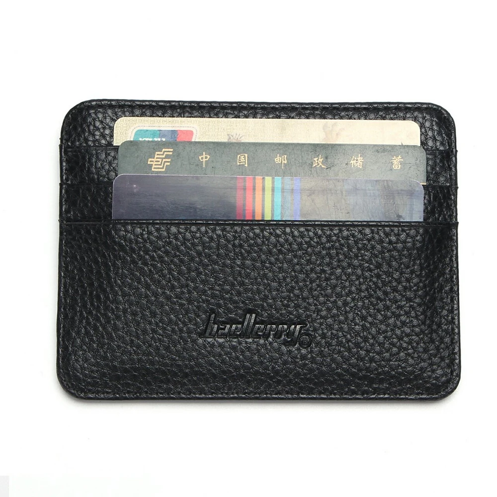 Petite Short Wallet for Women - Minimalist PU Card Holder No RFID with Zip Coin Pocket