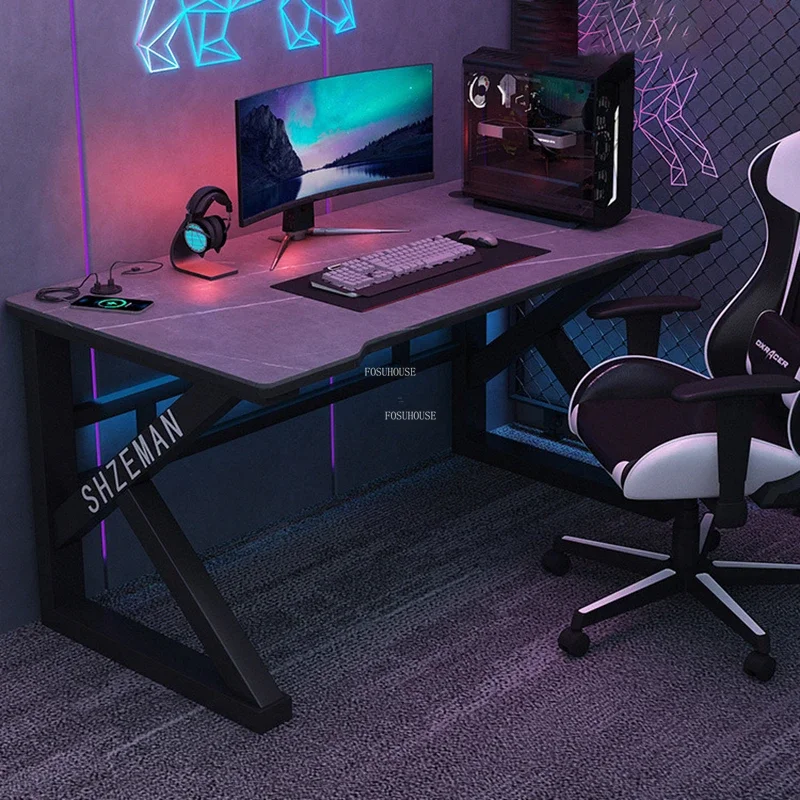 

Роскошные компьютерные столы в скандинавском стиле, роскошный стол для дома, современная офисная мебель, игровой стол и стул, учебный стол для комнаты