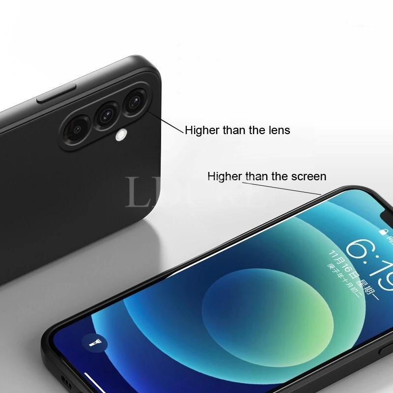 Liquid Silicone Case - Premium Plain Rubber Protector Cover